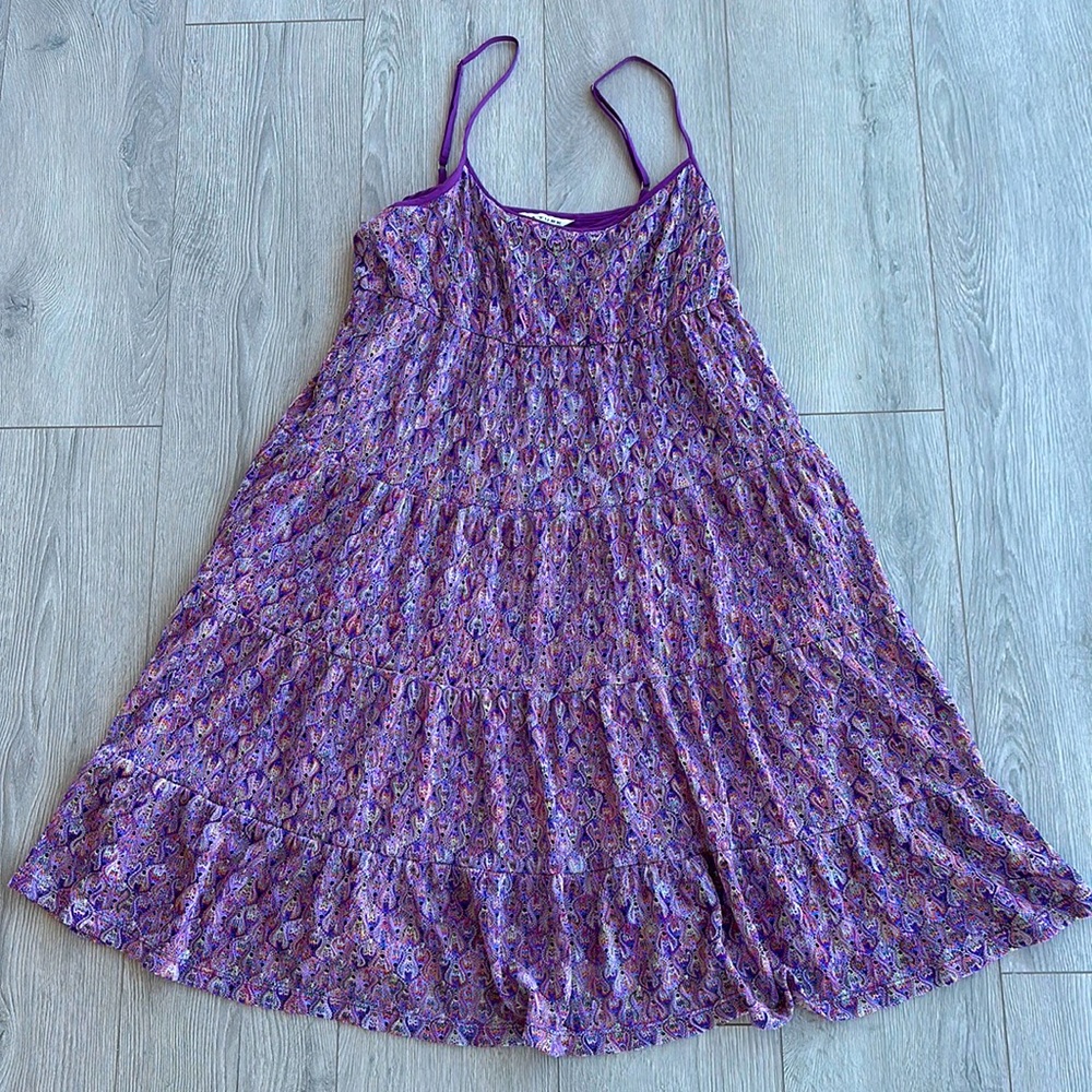 Purple Floral Women's Dress